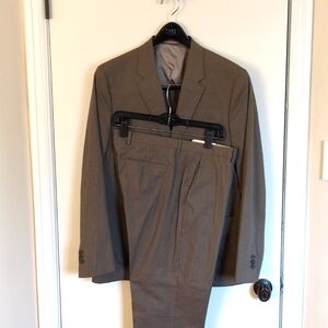 Theory suit, cotton, 44 jacket, 36 pants